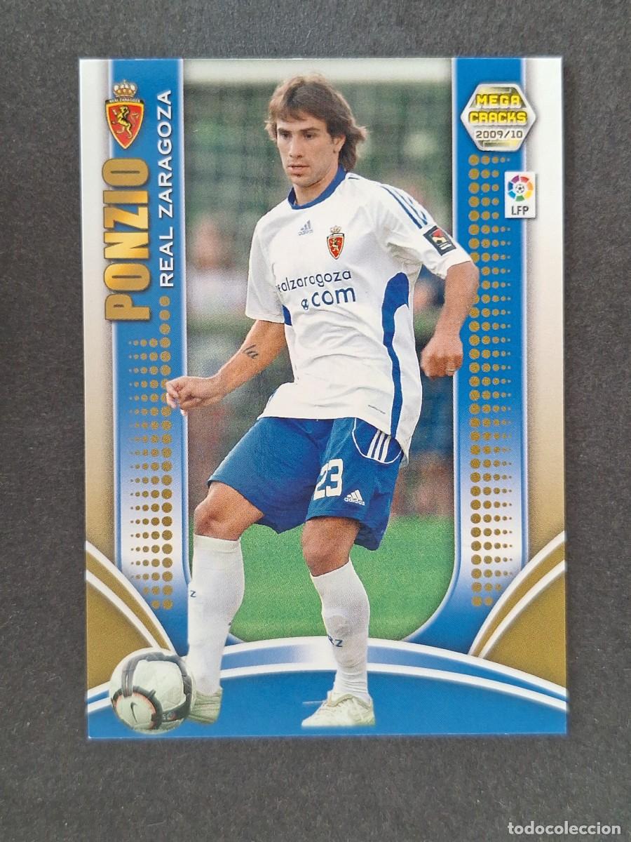 Cromos de f&uacute;tbol: L2 PONZIO REAL ZARAGOZA 352 PANINI MEGACRACKS 2009 2010 09 10