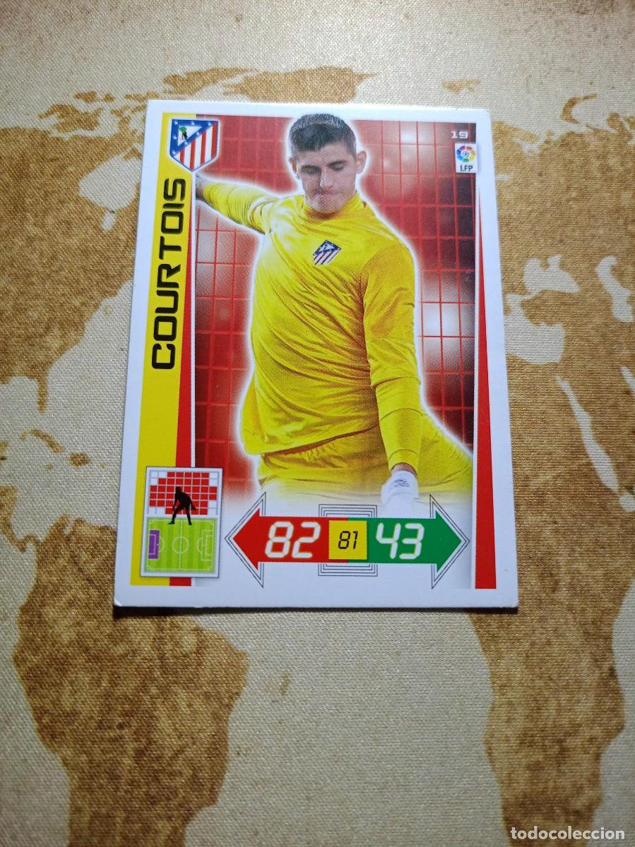 Cromos de f&uacute;tbol: # Atl&eacute;tico de Madrid 19 COURTOIS Adrenalyn 2012-13