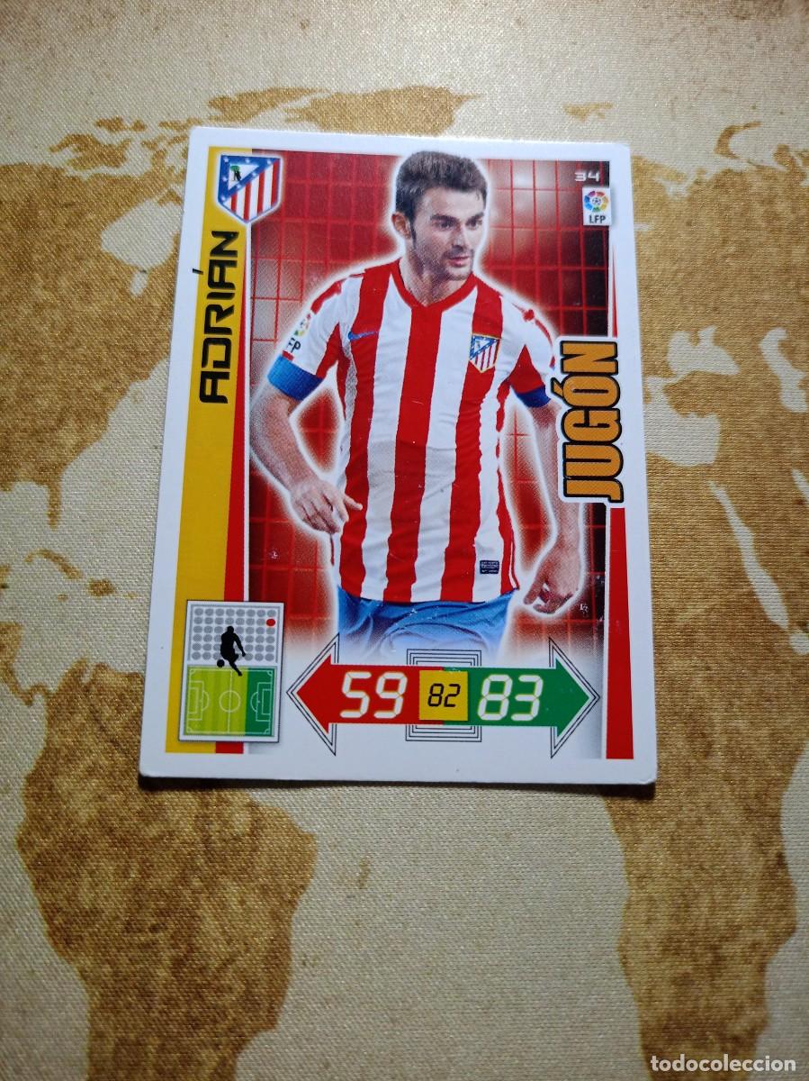 Cromos de f&uacute;tbol: # Atl&eacute;tico de Madrid 34 ADRI&Aacute;N Adrenalyn 2012-13