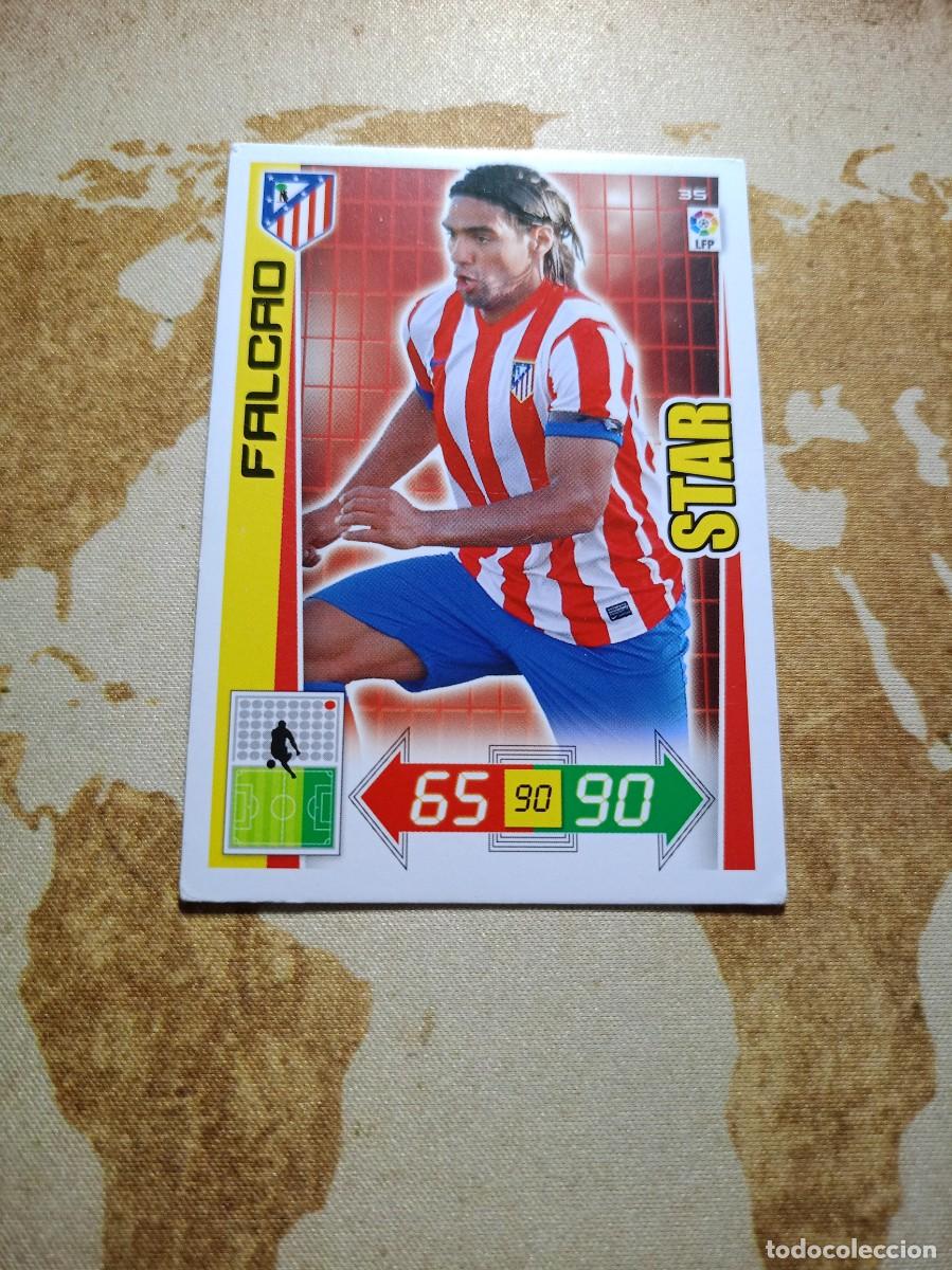 Cromos de f&uacute;tbol: # Atl&eacute;tico de Madrid 35 FALCAO Adrenalyn 2012-13