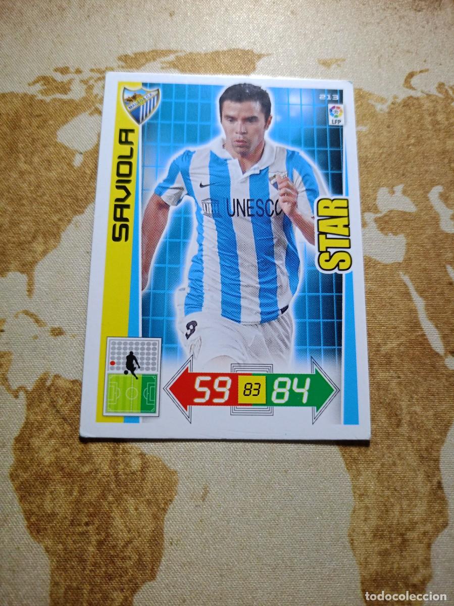 Cromos de f&uacute;tbol: # M&aacute;laga 213 SAVIOLA Adrenalyn 2012-13