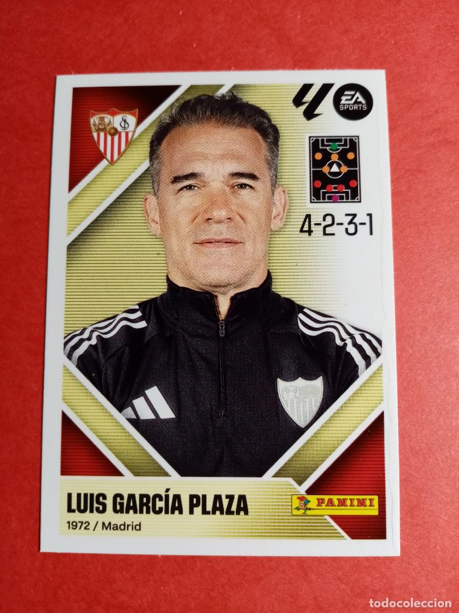 Cromos de f&uacute;tbol: N&ordm; 2 LUIS GARCIA PLAZA, ENTRENADOR, SEVILLA FC, LIGA ESTE 2026 2027 26 27 PANINI