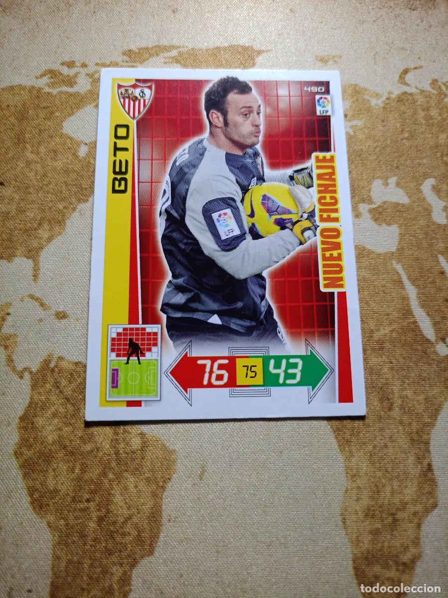 Cromos de f&uacute;tbol: # Nuevo fichaje 490 BETO Adrenalyn 2012-13