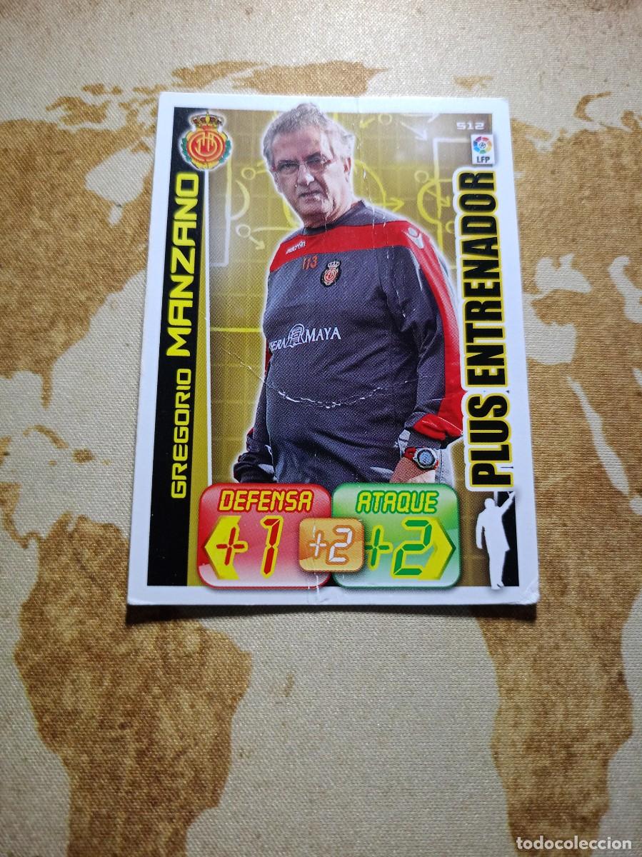 Cromos de f&uacute;tbol: # PLUS Entrenador 512 GREGORIO MANZANO Adrenalyn 2012-13