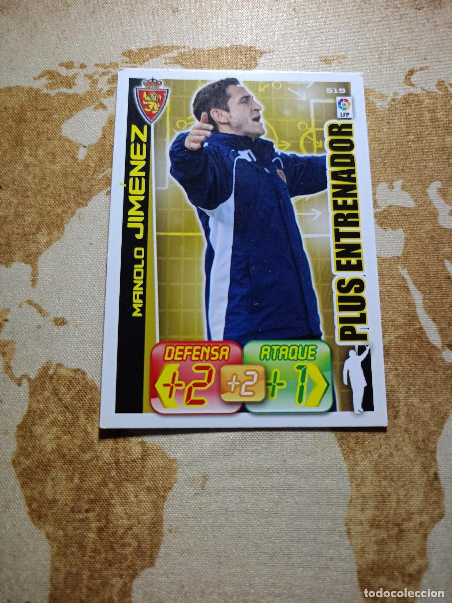 Cromos de f&uacute;tbol: # PLUS Entrenador 519 MANOLO JIM&Eacute;NEZ Adrenalyn 2012-13