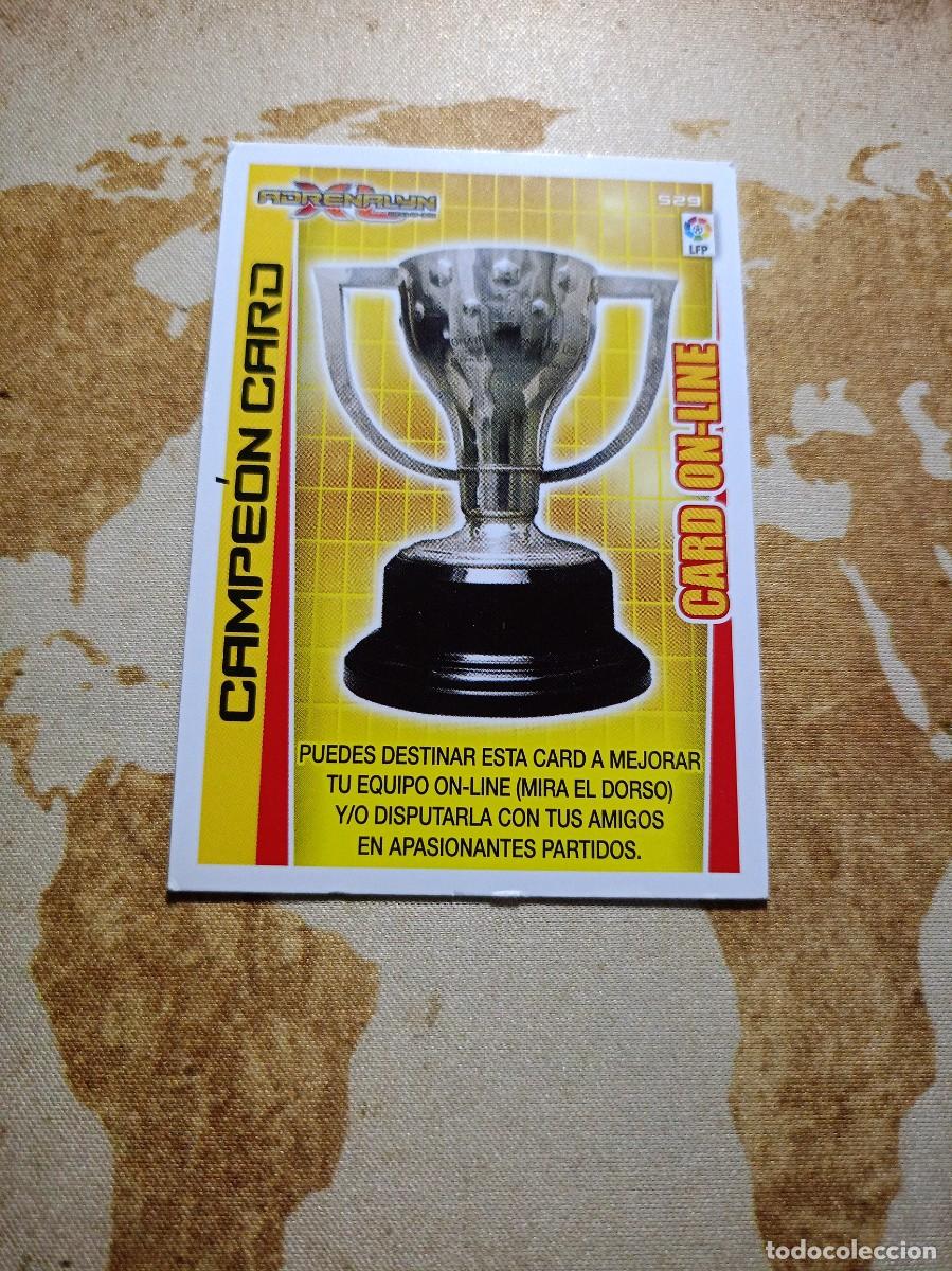 Cromos de f&uacute;tbol: # CAMPE&Oacute;N CARD 529 Adrenalyn 2012-13
