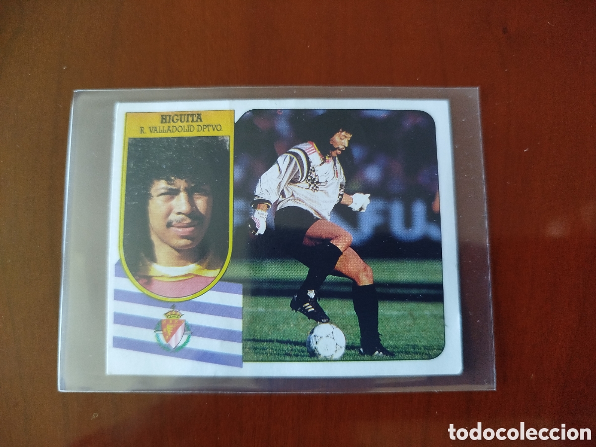 Cromos de f&uacute;tbol: Liga Este 1991/92.R.Valladolid. Higuita (COLOCA,MUY DIF&Iacute;CIL).