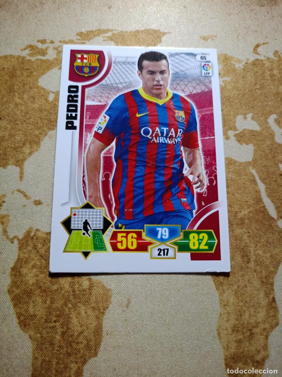 Cromos de f&uacute;tbol: # Barcelona 65 PEDRO Adrenalyn 2013-14