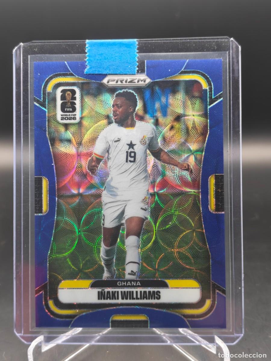 Cromos de f&uacute;tbol: I&ntilde;aki Williams Panini Prizm World Cup 2026 #232 Choice Blue 20/38 Ghana