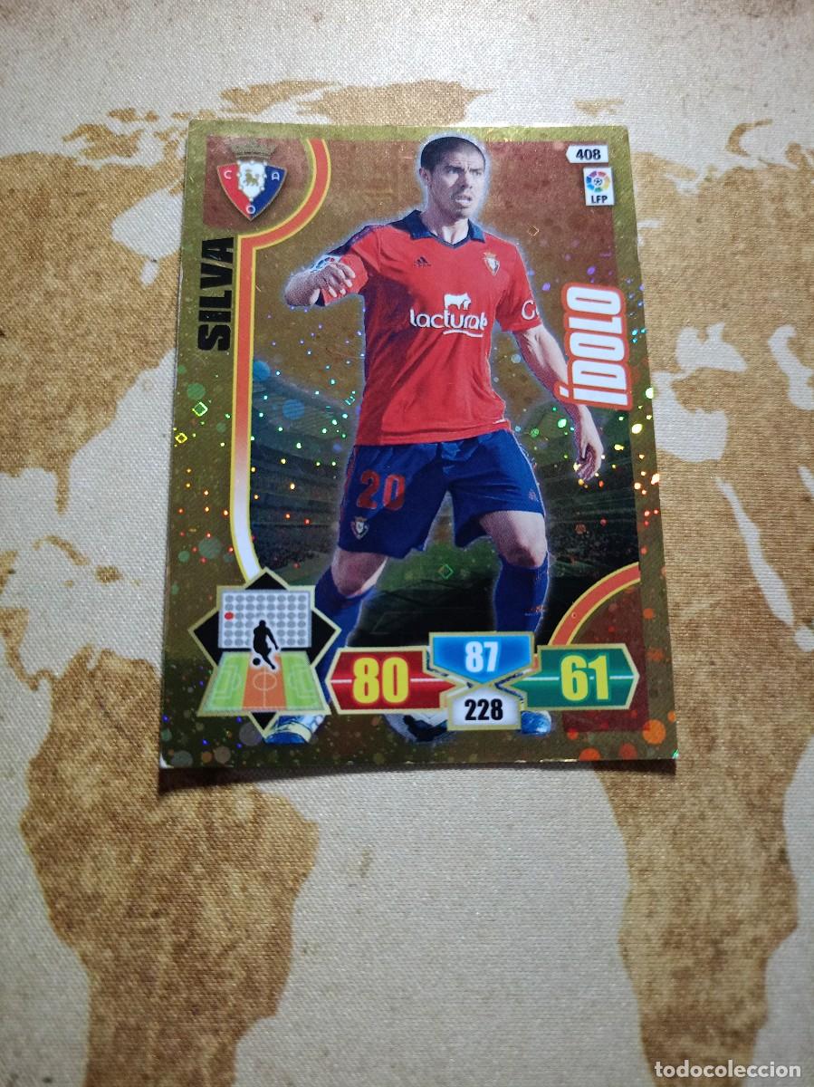 Cromos de f&uacute;tbol: # &Iacute;dolo 408 SILVA Adrenalyn 2013-14