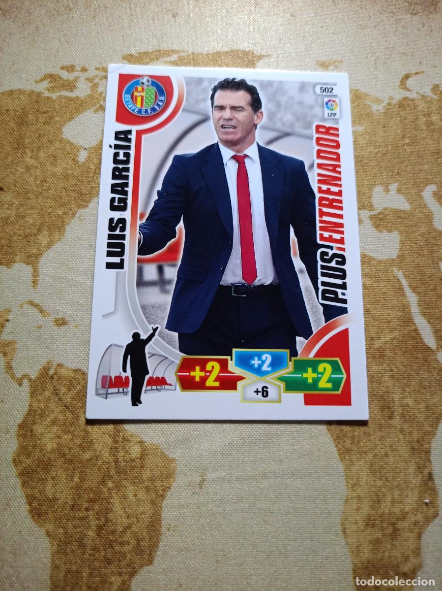 Cromos de f&uacute;tbol: # PLUS Entrenador 502 LUIS GARC&Iacute;A Adrenalyn 2013-14