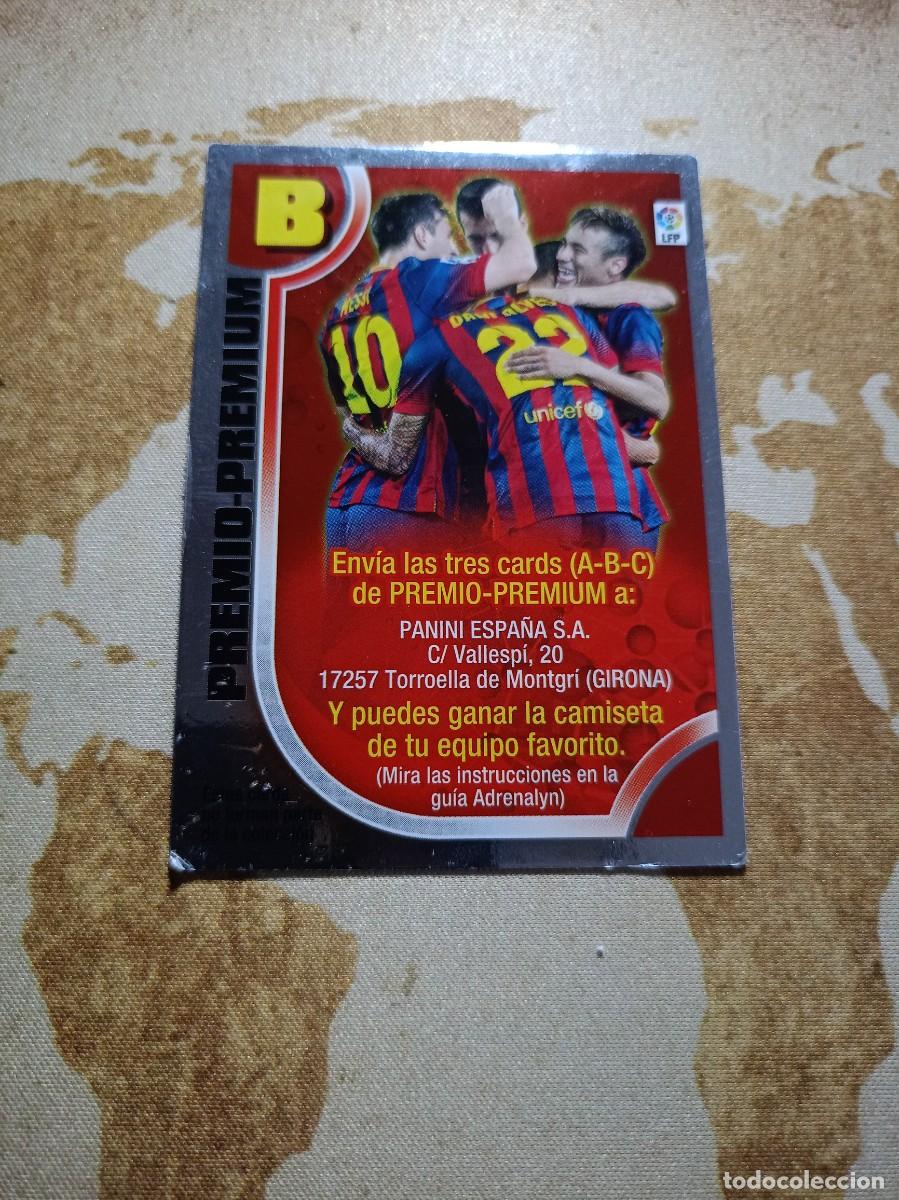 Cromos de f&uacute;tbol: # PREMIO PREMIUM Letra B Adrenalyn 2013-14