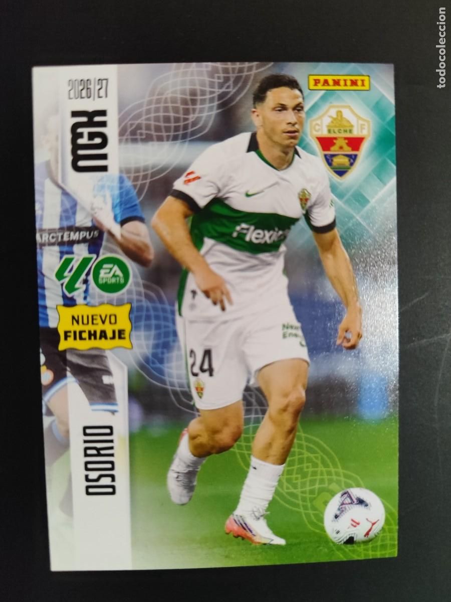 Cromos de f&uacute;tbol: TERCERA EDICION MEGACRACKS 26/27 3&ordf; EDICION CARD N. FICHAJE OSORIO ELCHE # 502