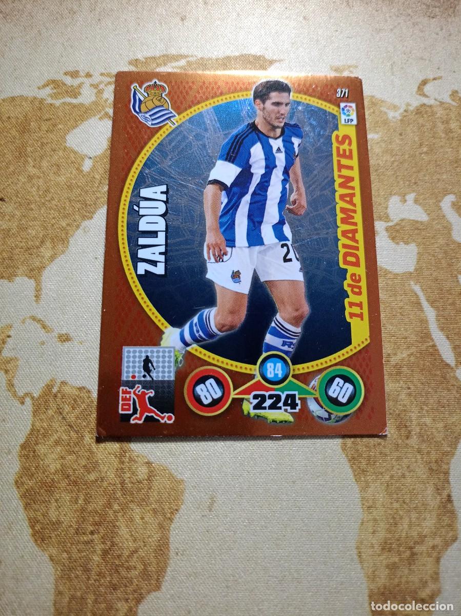 Cromos de f&uacute;tbol: # 11 De Diamantes 371 ZALDUA Adrenalyn 2014-15