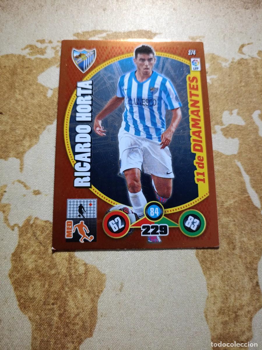 Cromos de f&uacute;tbol: # 11 De Diamantes 374 RICARDO HORTA Adrenalyn 2014-15