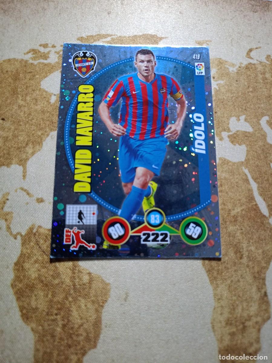 Cromos de f&uacute;tbol: # J&Iacute;dolo 419 DAVID NAVARRO Adrenalyn 2014-15