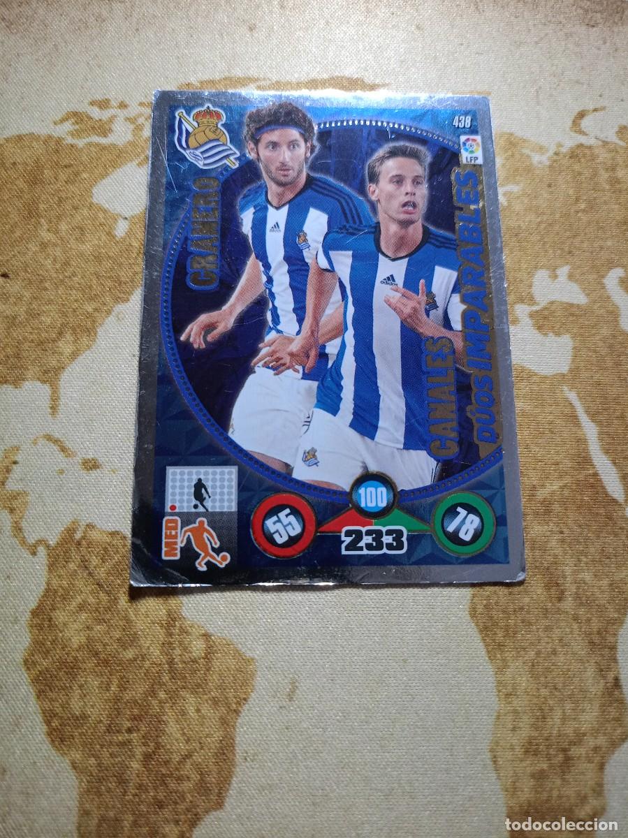 Cromos de f&uacute;tbol: # D&uacute;os imparables 438 GRANERO / CANALES Adrenalyn 2014-15