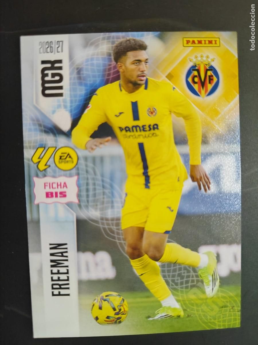 Cromos de f&uacute;tbol: TERCERA EDICION MEGACRACKS 26/27 3&ordf; EDICION CARD FICHA BIS FREEMAN VILLARREAL # 364BIS