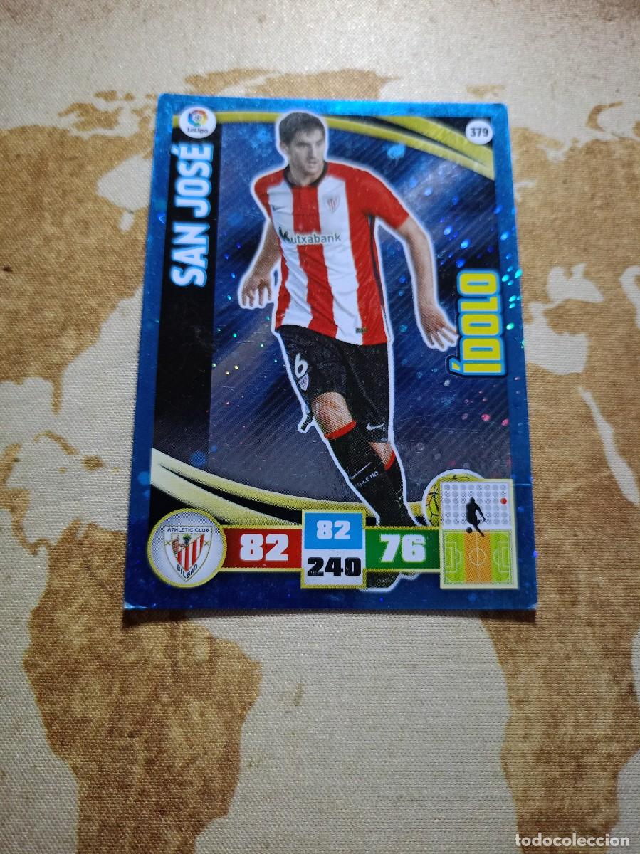 Cromos de f&uacute;tbol: # &Iacute;dolo 379 SAN JOS&Eacute; Adrenalyn 2015-16
