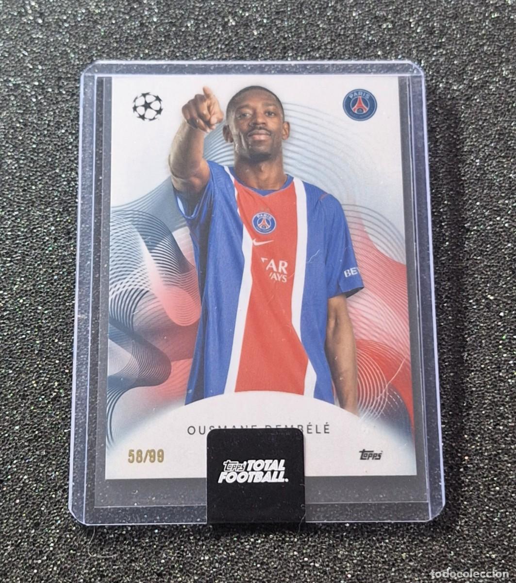 Cromos de f&uacute;tbol: Ousmane Dembele Paris Saint-Germain PSG Topps Total Football 58/99