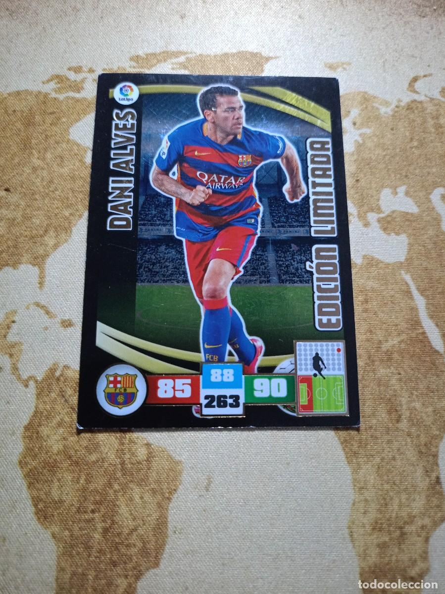 Cromos de f&uacute;tbol: # Edici&oacute;n limitada DANI ALVES Adrenalyn 2015-16