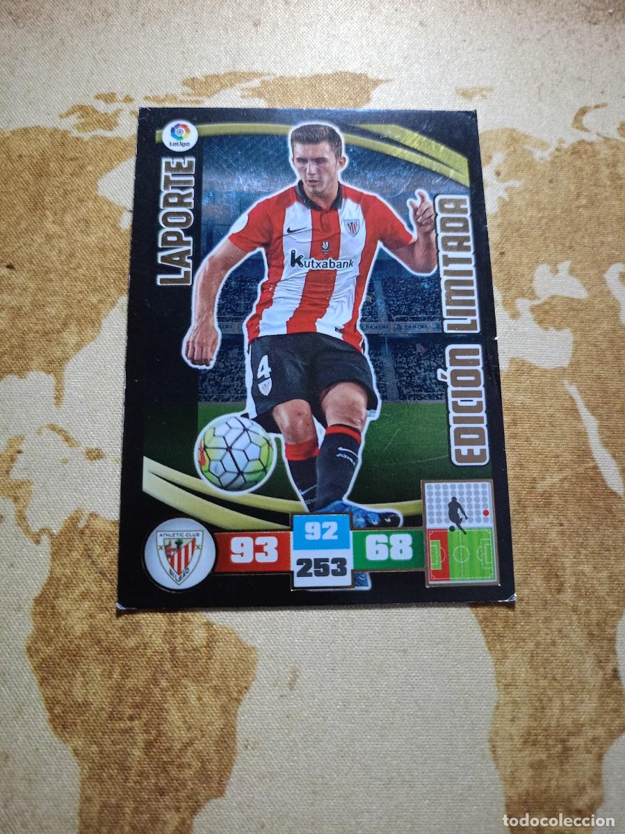 Cromos de f&uacute;tbol: # Edici&oacute;n limitada LAPORTE Adrenalyn 2015-16