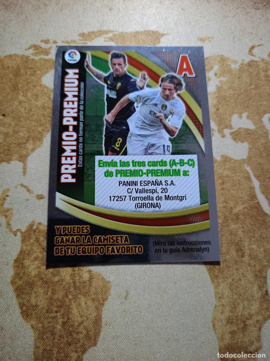 Cromos de f&uacute;tbol: # PREMIO PREMIUM Letra A Adrenalyn 2015-16