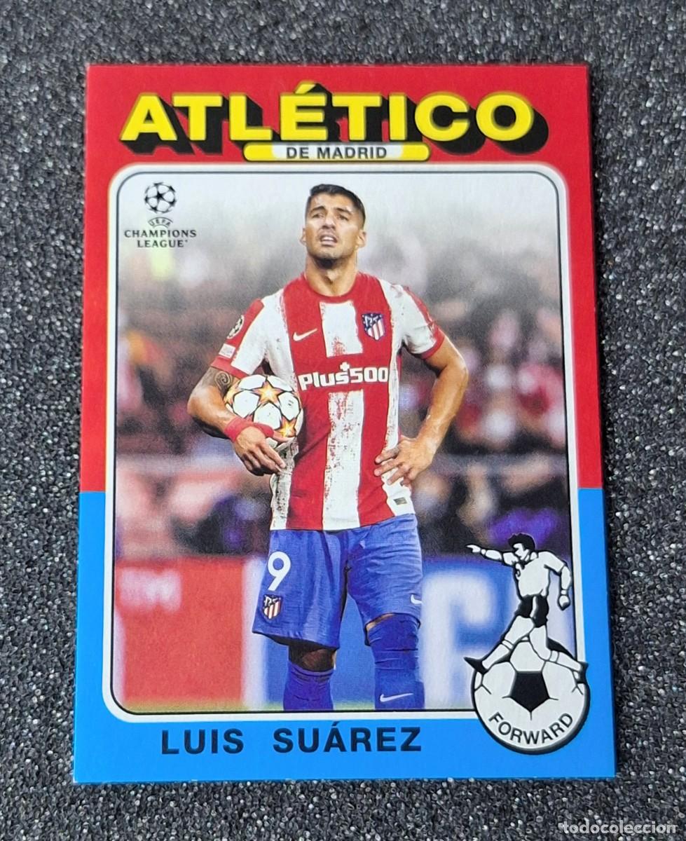 Cromos de f&uacute;tbol: Luis Suarez Atletico de Madrid Topps 2022 Retro #75-15