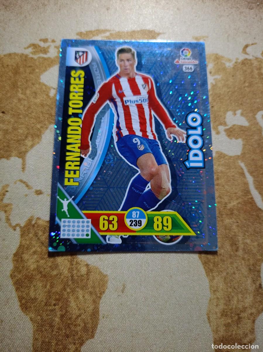 Cromos de f&uacute;tbol: # &Iacute;dolo 366 FERNANDO TORRES Adrenalyn 2016-17