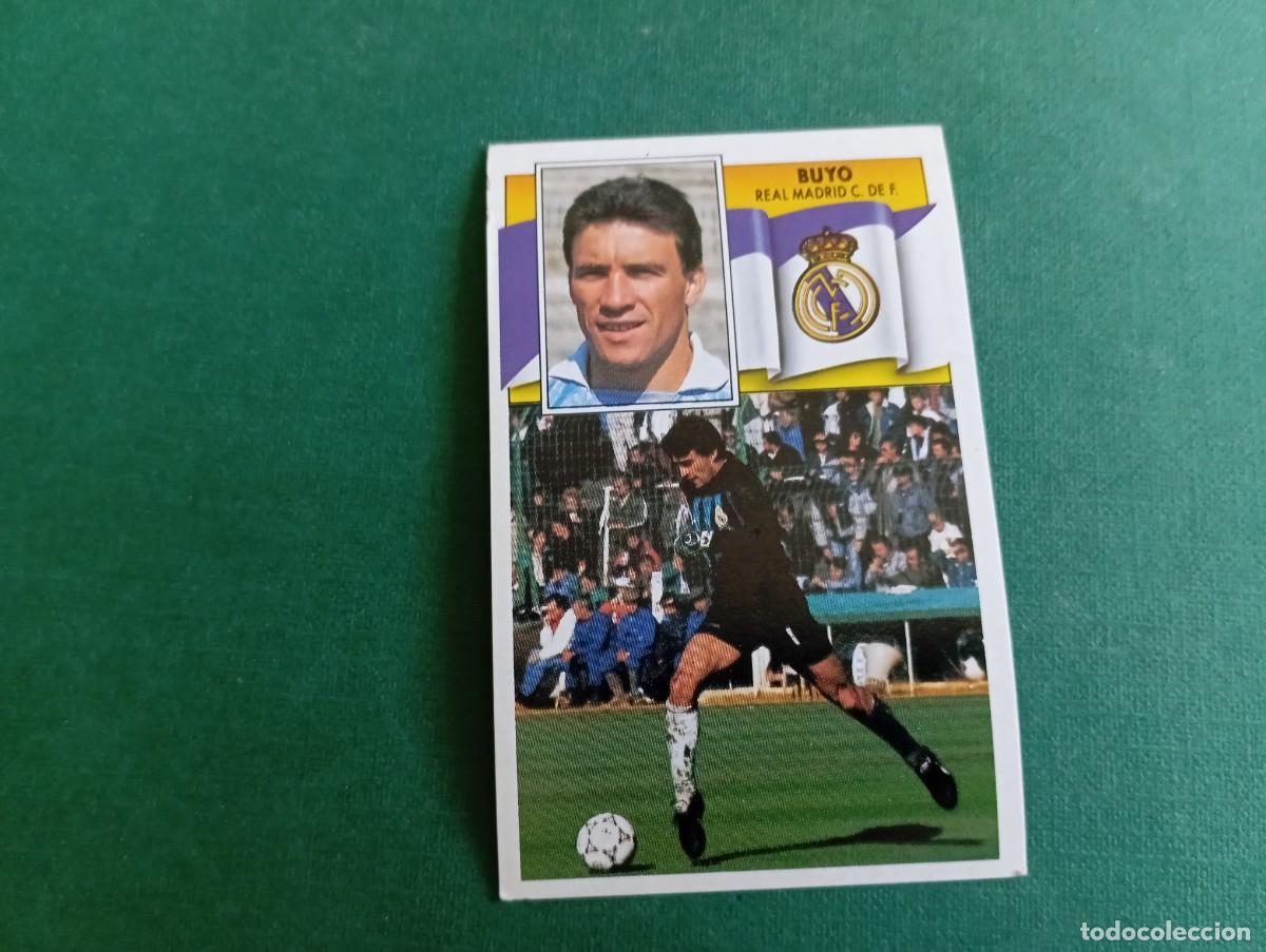 Fu&szlig;ball-Sticker: Liga Este 1990 1991 90 91 REAL MADRID BUYO NUNCA PEGADO