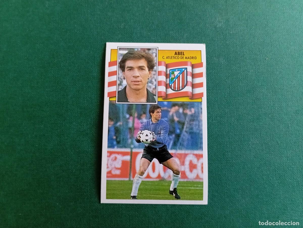 Cartes &agrave; collectionner de Football: Liga Este 1990 1991 90 91 ATL&Eacute;TICO MADRID ABEL NUNCA PEGADO