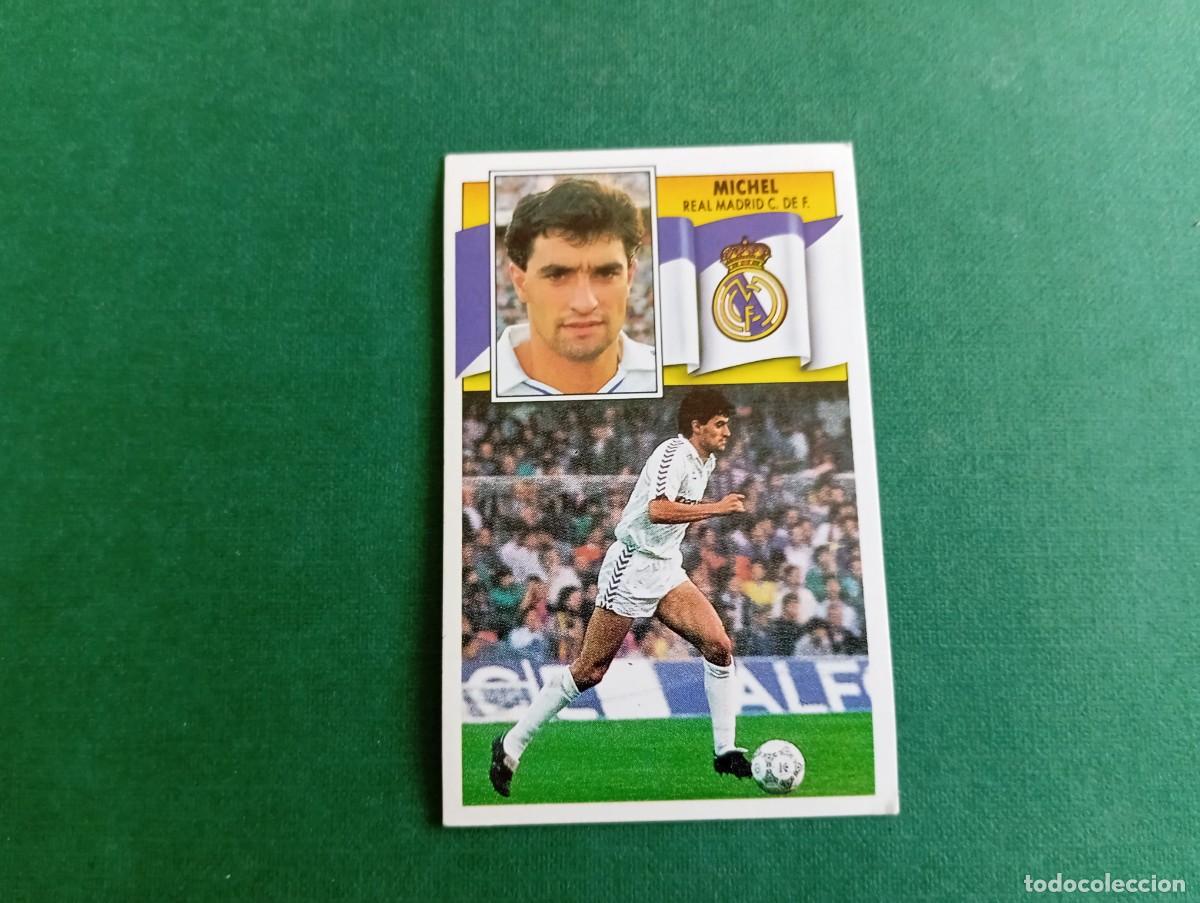 Cartes &agrave; collectionner de Football: Liga Este 1990 1991 90 91 REAL MADRID MICHEL NUNCA PEGADO