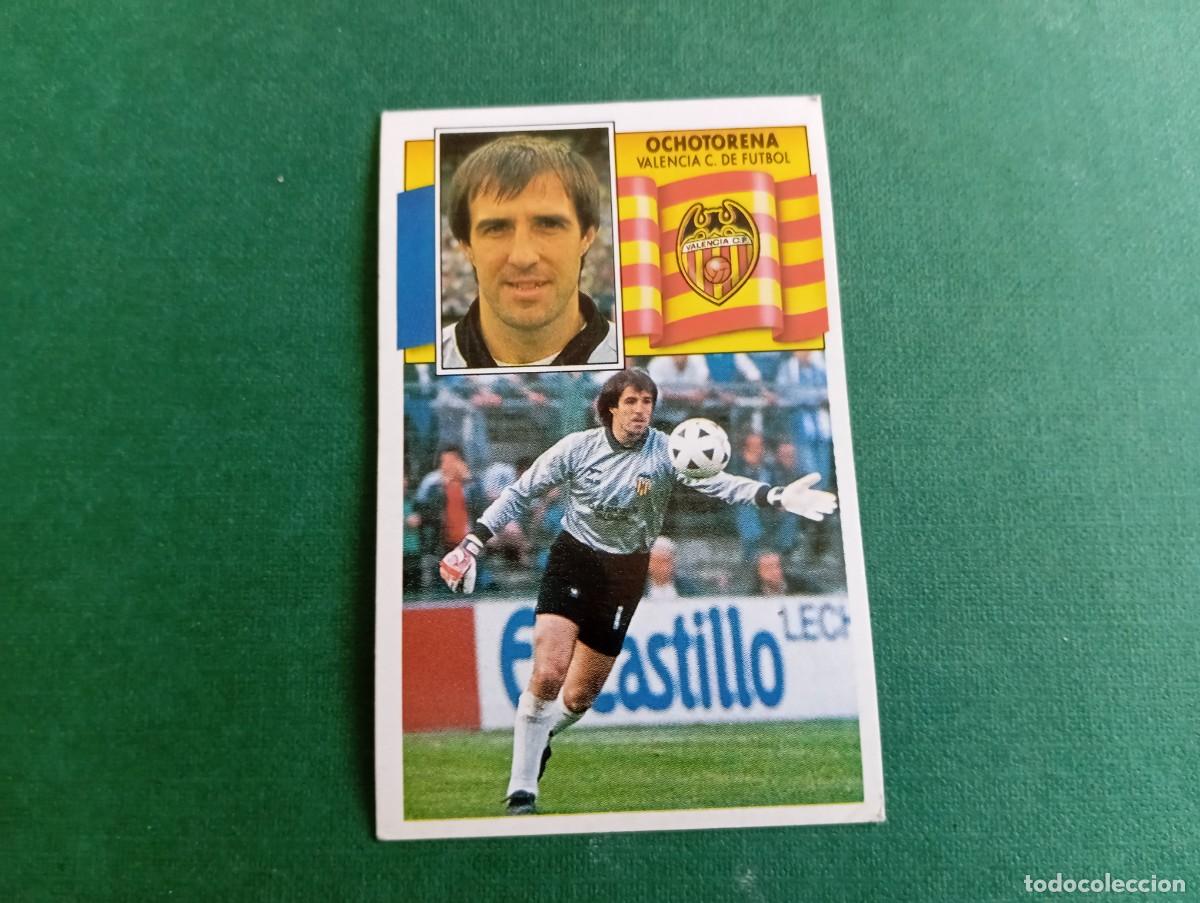 Cromos de f&uacute;tbol: Liga Este 1990 1991 90 91 VALENCIA CF OCHOTORENA NUNCA PEGADO