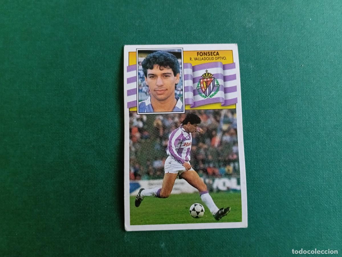 Cromos de f&uacute;tbol: Liga Este 1990 1991 90 91 VALLADOLID CF FONSECA NUNCA PEGADO