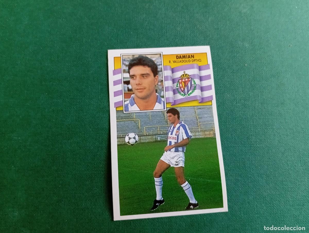 Cromos de f&uacute;tbol: Liga Este 1990 1991 90 91 VALLADOLID CF DAMIAN NUNCA PEGADO
