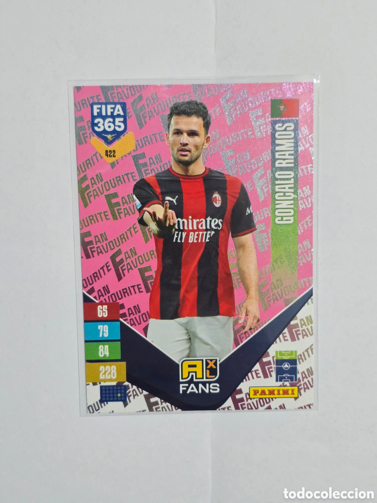 Figurine di Calcio: Gon&ccedil;alo Ramos Fan Favourite Rosa n&ordm; 422 &ndash; Panini FIFA 365 Adrenalyn XL 2027