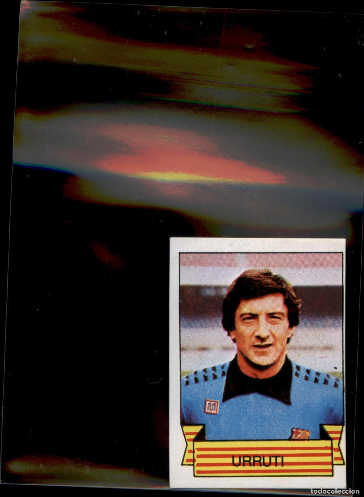 Football Stickers: Urruti N&ordm; 67 Bar&ccedil;a Barcelona Campe&oacute;n 1984 1985 Los Cromos SA 84 85