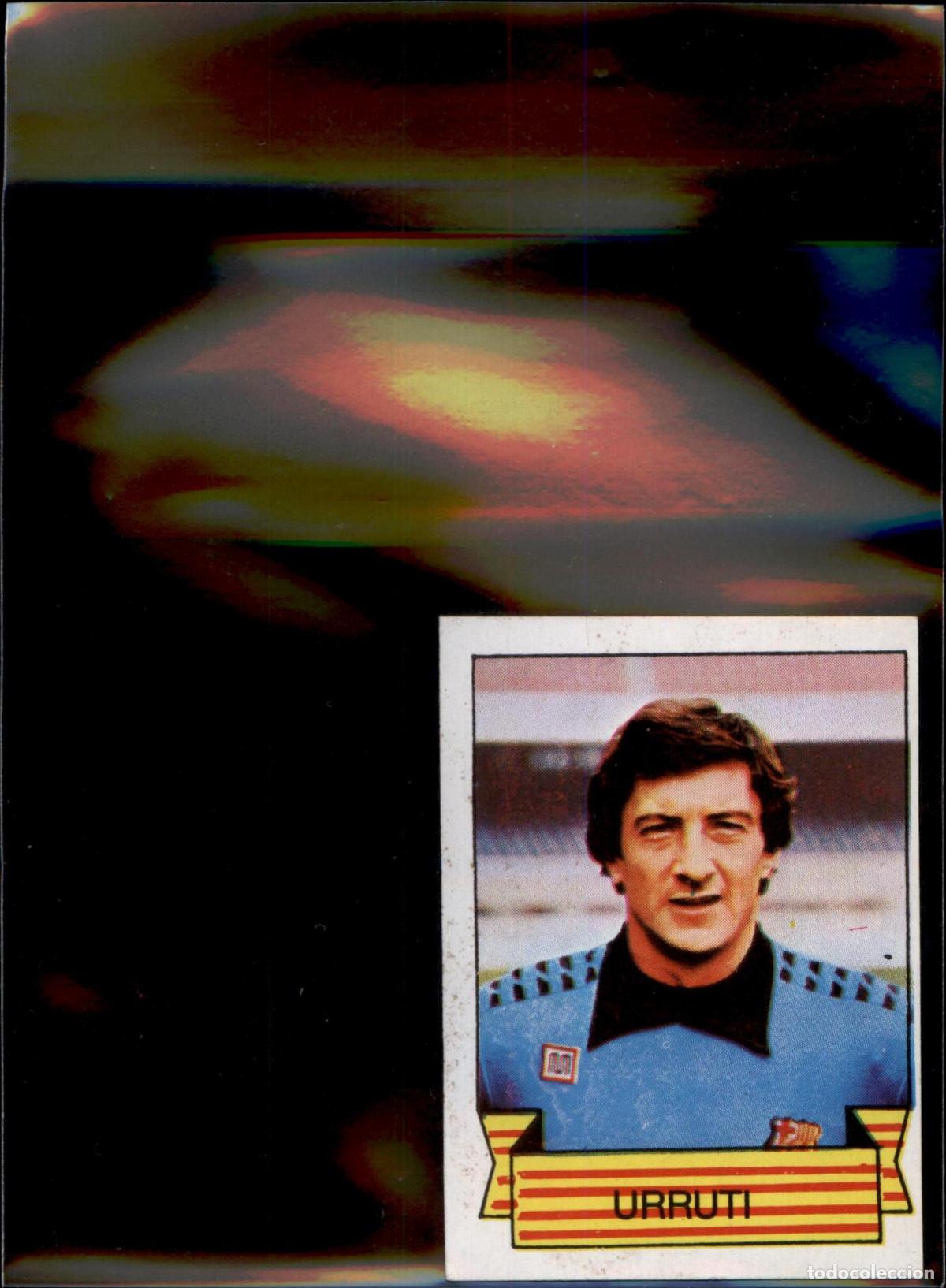 Figurine di Calcio: Urruti N&ordm; 67 Bar&ccedil;a Barcelona Campe&oacute;n 1984 1985 Los Cromos SA 84 85