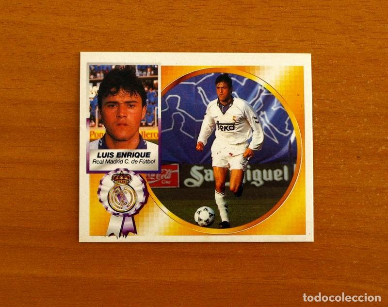 Figurine di Calcio: Real Madrid - Luis Enrique - Ediciones Este Liga 1994-1995, 94-95 - Nunca Pegado