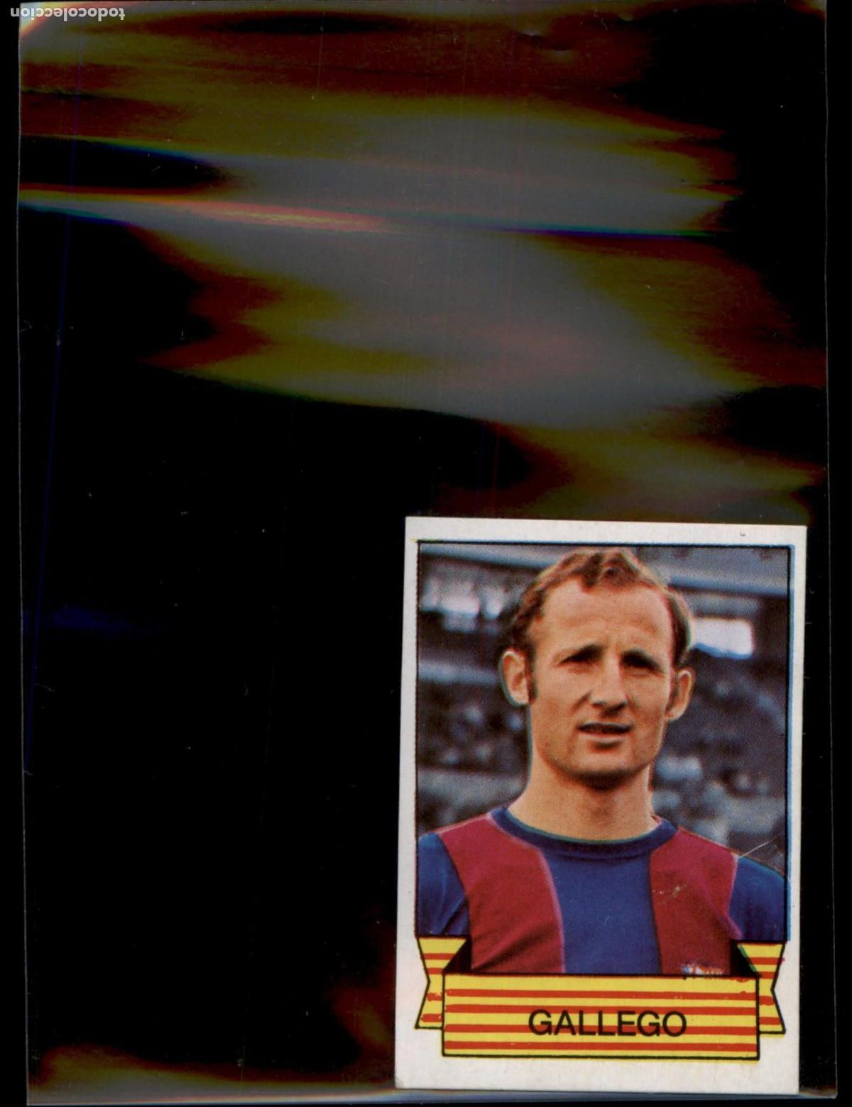 Figurine di Calcio: Gallego N&ordm; 47 Bar&ccedil;a Barcelona Campe&oacute;n 1984 1985 Los Cromos SA 84 85