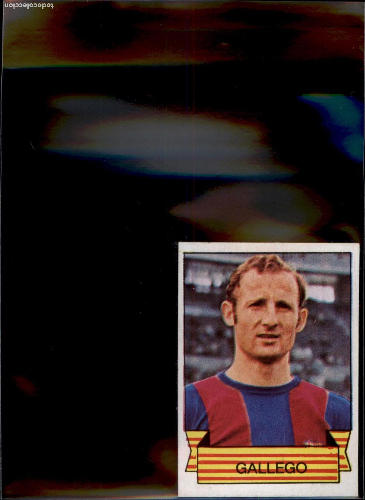 Figurine di Calcio: Gallego N&ordm; 47 Bar&ccedil;a Barcelona Campe&oacute;n 1984 1985 Los Cromos SA 84 85