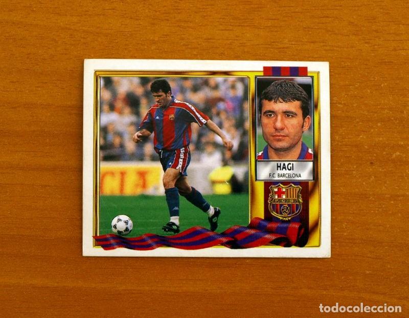 Cromos de f&uacute;tbol: F&uacute;tbol Club Barcelona - Hagi - Ediciones Este Liga 1995-1996, 95-96 - Nunca pegado