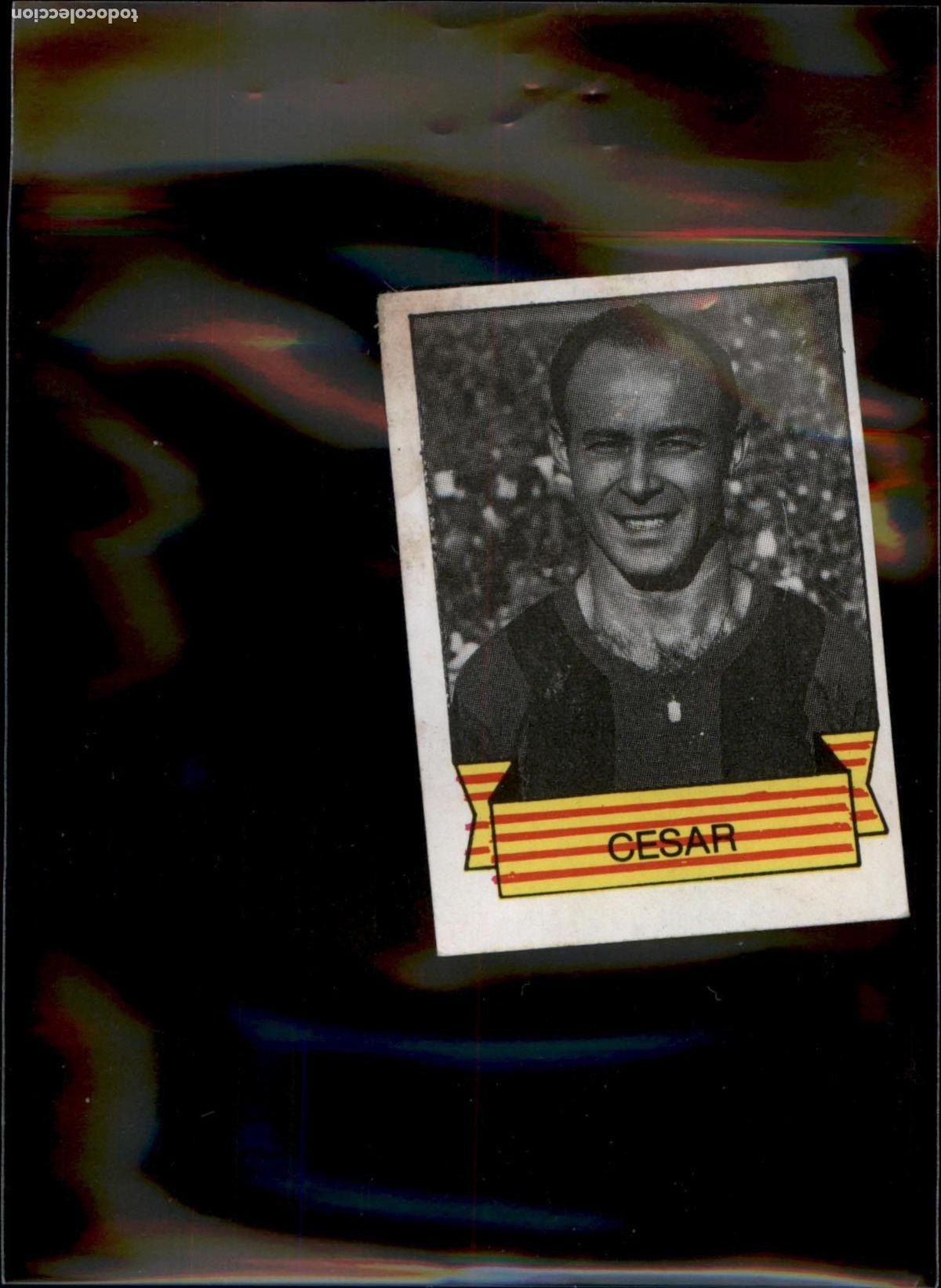 Football Stickers: C&eacute;sar N&ordm; 89 Bar&ccedil;a Barcelona Campe&oacute;n 1984 1985 Los Cromos SA 84 85