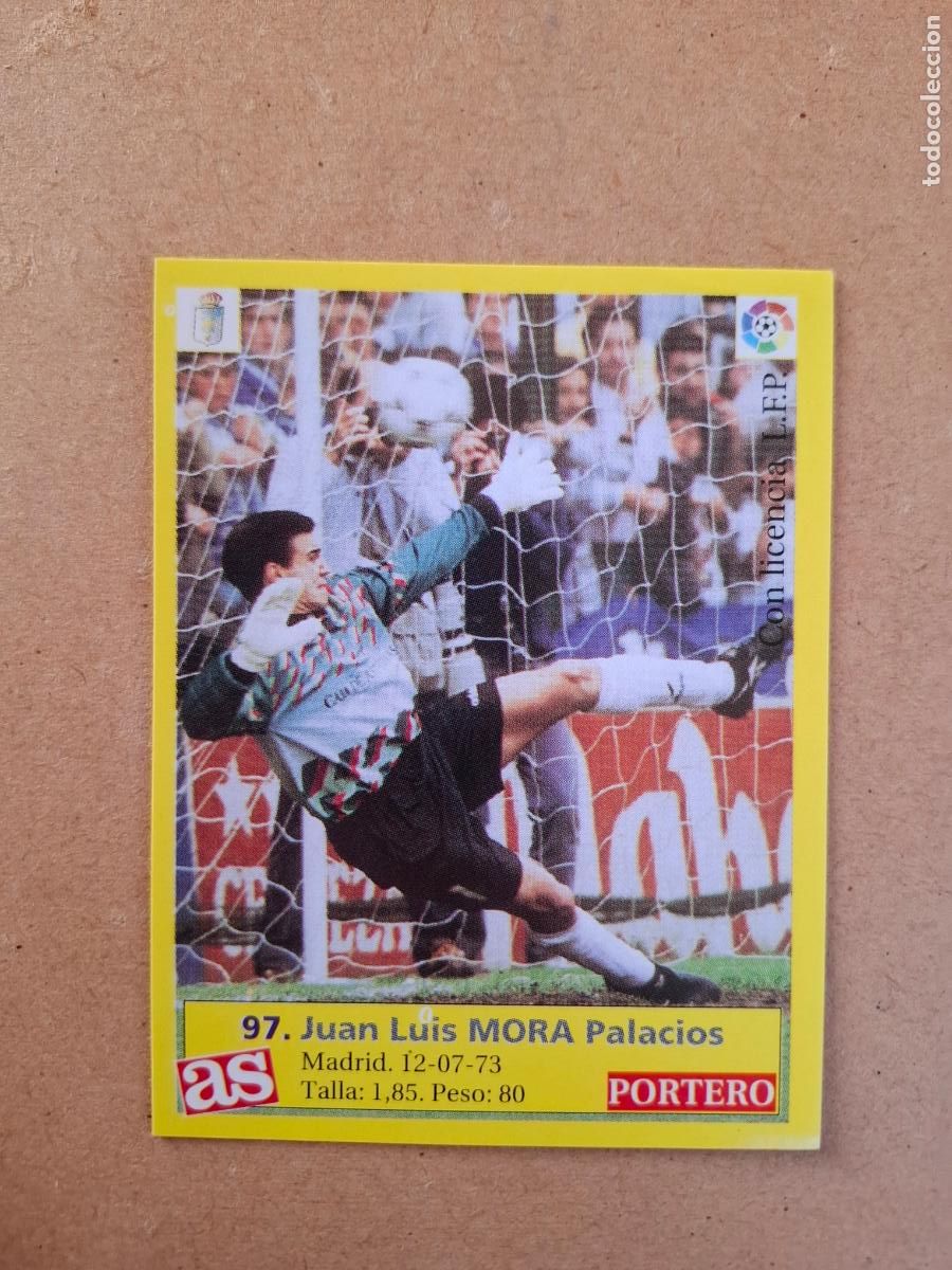 Cromos de f&uacute;tbol: LIGA 95 96 1995 1996 - AS - 97 MORA - REAL OVIEDO ( NUNCA PEGADO )
