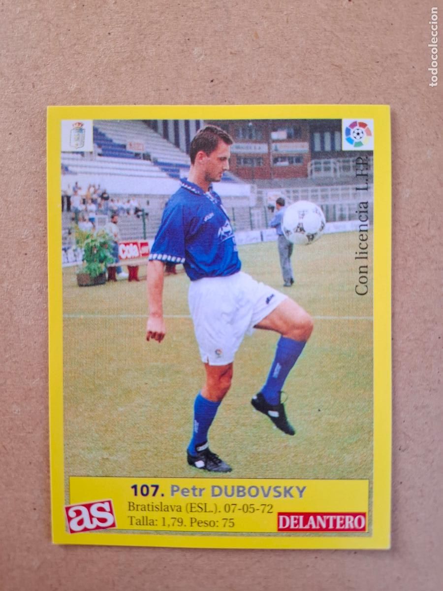 Cromos de f&uacute;tbol: LIGA 95 96 1995 1996 - AS - 107 DUBOVSKY - REAL OVIEDO ( NUNCA PEGADO )