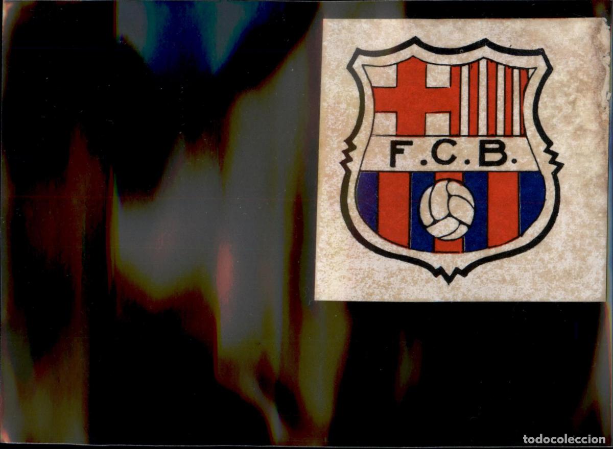Cromos de f&uacute;tbol: Pegatina Escudo Bar&ccedil;a Barcelona Campe&oacute;n 1984 1985 Los Cromos SA 84 85