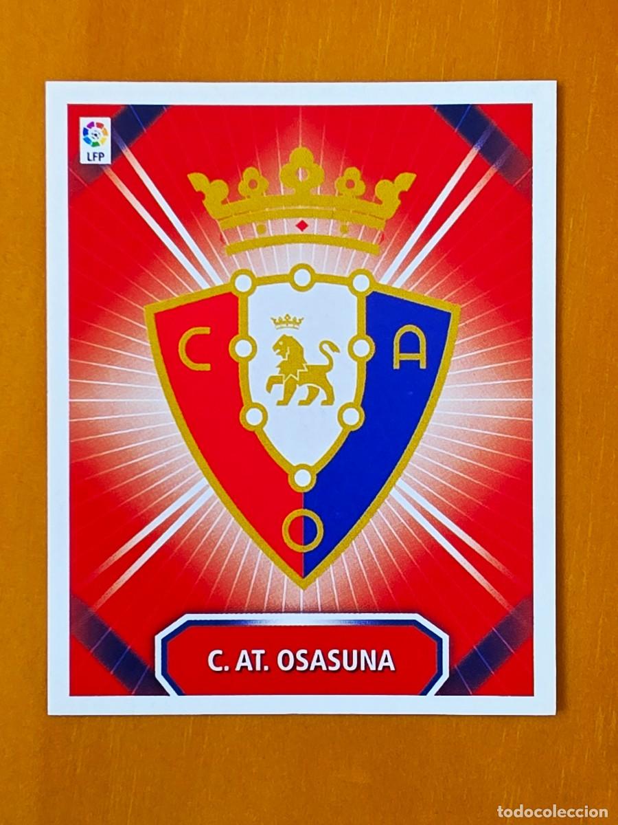 Cromos de f&uacute;tbol: Escudo CA Osasuna, Panini Ediciones Liga Este 2008 2009 08 09, sin pegar
