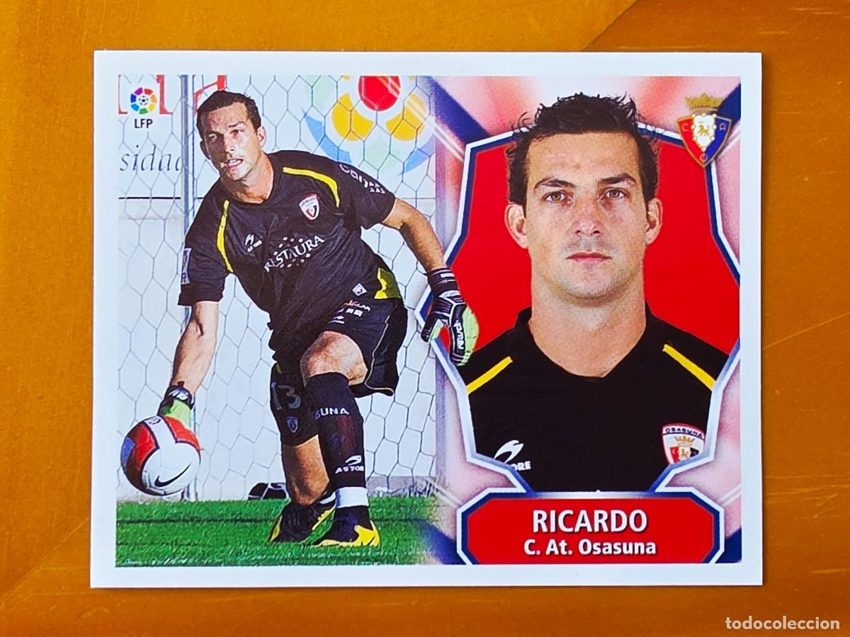 Fu&szlig;ball-Sticker: Ricardo L&oacute;pez, CA Osasuna, Panini Ediciones Liga Este 2008 2009 08 09, sin pegar