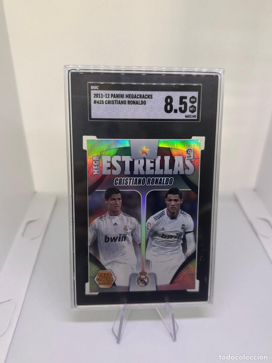 Fu&szlig;ball-Sticker: Cristiano Ronaldo #425 Real Madrid Panini Megacracks 2011 12 SGC 8.5 No Psa