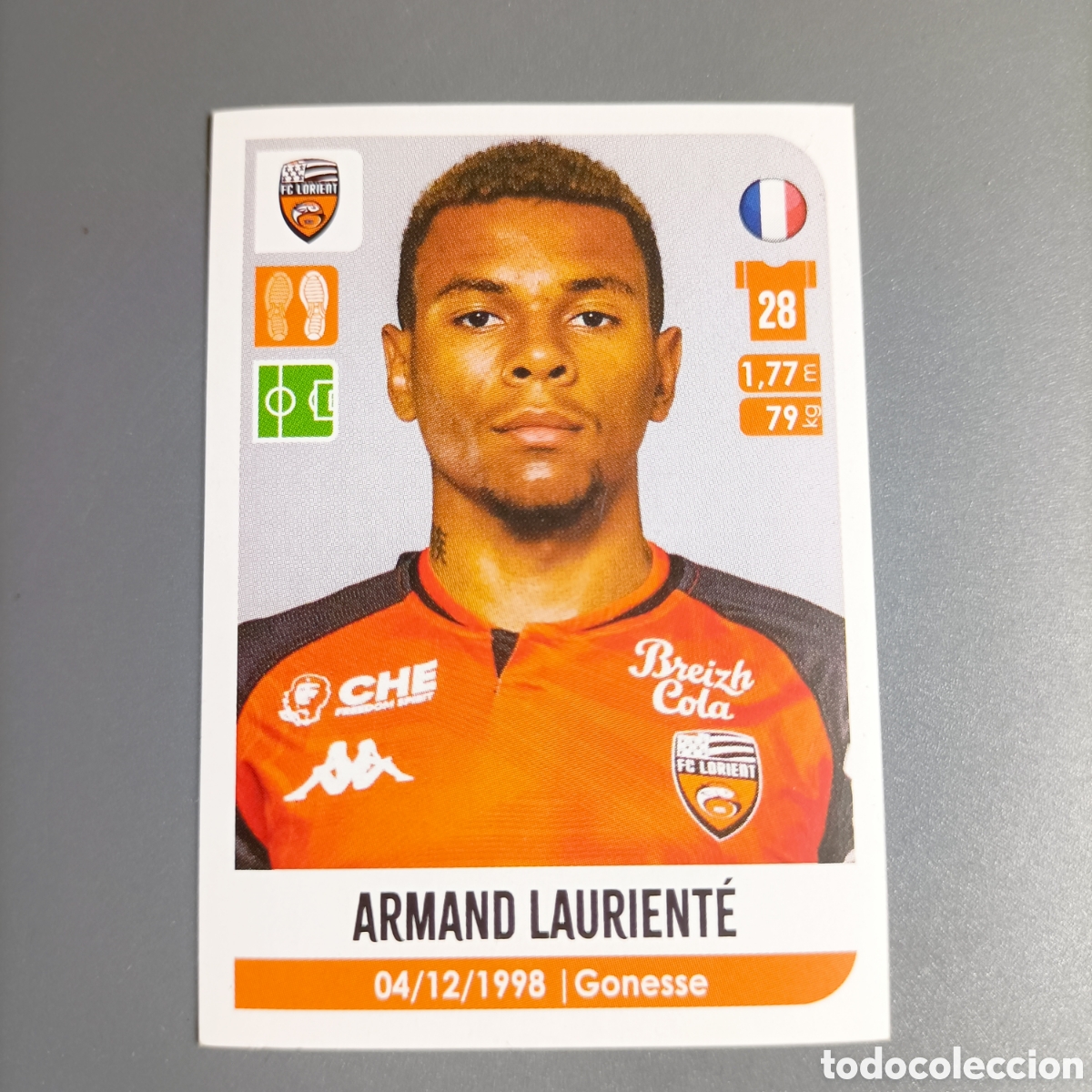 Fu&szlig;ball-Sticker: PANINI FOOT 2020-2021, LIGUE 1 FRANCIA (FC LORIENT) №186